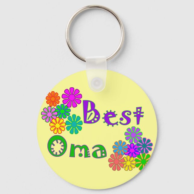 Best Oma  Mother's Day Gifts Key Ring (Front)