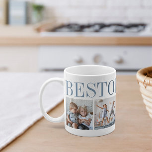 Best Opa Ever 4 Photo Collage Grandpa Coffee Mug