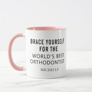 Best Orthodontist Personalised Professional Name Mug