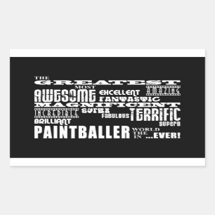 Best Paintballers : Greatest Paintballer Rectangular Sticker