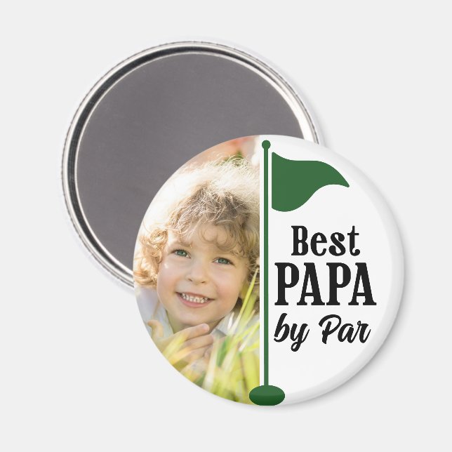 Best Pap by Par Photo Golf Flag Magnet (Front/Back)