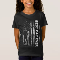 Best Pap Ever USA Flag Father's day Grandpa Gift