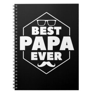 Best Papa Awesome Father Notebook