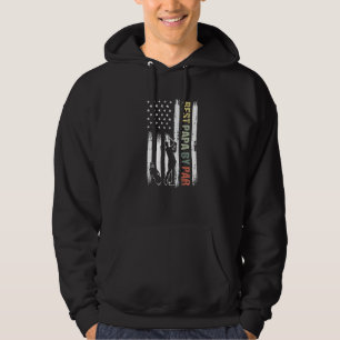 Best Papa By Par Us American Flag Father's Day Gol Hoodie