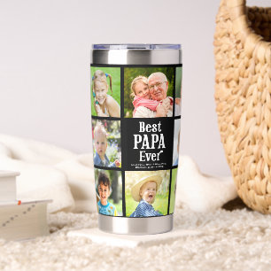 BEST PAPA EVER 13 Photos Modern Insulated Tumbler