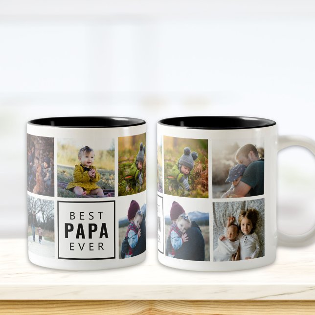 Best PAPA Ever Custom Photo Mug (Creator Uploaded)