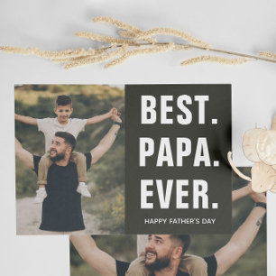 Best. Papa. Ever. Father's Day  Card