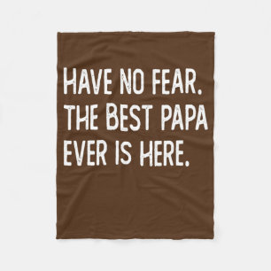 Best papa ever  fleece blanket