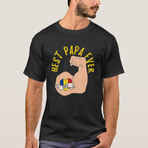 Best Papa Ever Romanian Dad Fathers Day T-Shirt