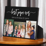 Best Papa Grandpa Grandchildren Photo Collage Plaque<br><div class="desc">Capture the love between Papa and his grandchildren with our Grandfather Grandpa Grandchildren Photo Collage Plaque. This personalised plaque features a heartwarming photo collage, beautifully displaying cherished moments shared between Papa and his beloved grandchildren. Surrounding the photos is the endearing title "Poppy, " adding a special touch to the design....</div>