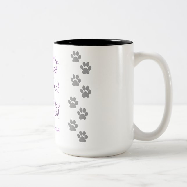Best Papa! Two-Tone Coffee Mug (Right)