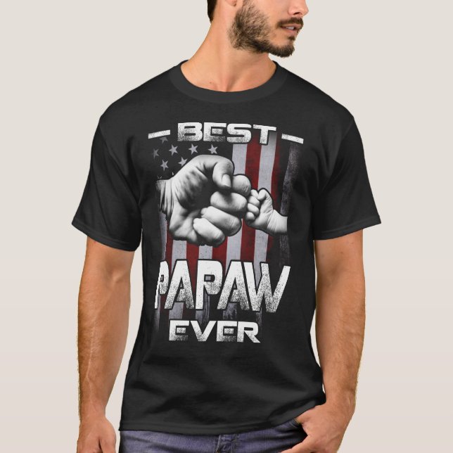 Best PAPAW Ever Fist-bump T-Shirt (Front)