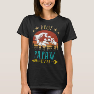 Best Papaw Ever Vintage Fist Bump Family Matching T-Shirt