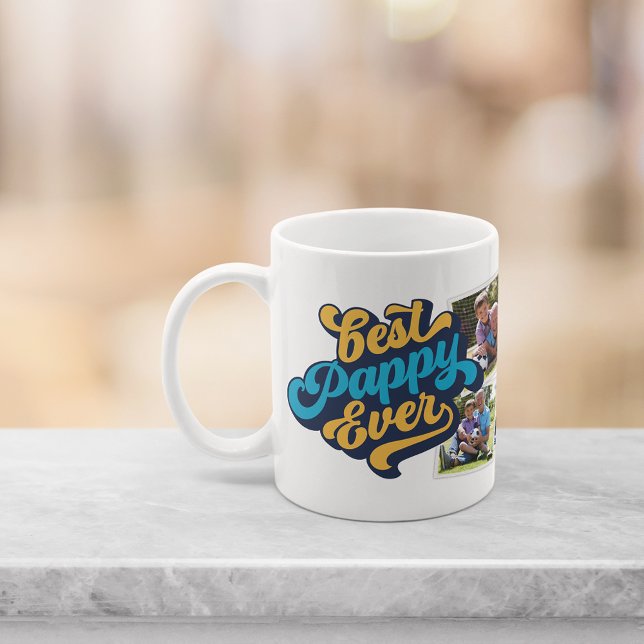 Best Pappy Ever | Grandpa Photo Coffee Mug (Creator Uploaded)