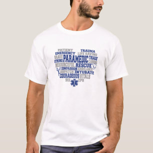 Best Paramedic Ever EMS EMT Heartbeat EKG Emergenc T-Shirt