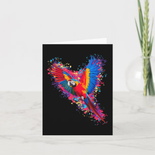 Best Parrot Art For Men Women Kids Tropical Parrot Card