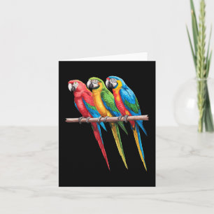 Best Parrot Art For Men Women Kids Tropical Parrot Card