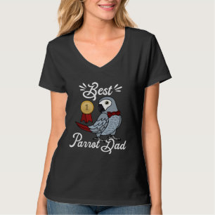 Best Parrot Dad I African Grey T-Shirt
