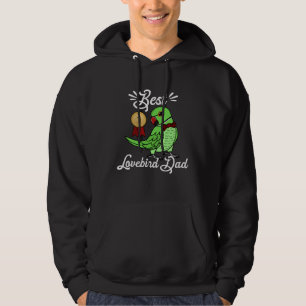 Best Parrot Dad I Green Indian Ringneck Hoodie