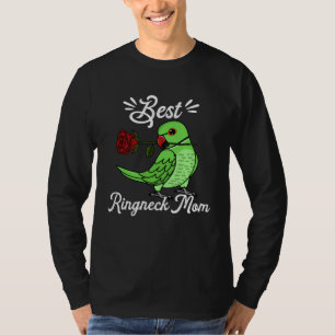 Best Parrot Mom I Green Indian Ringneck T-Shirt