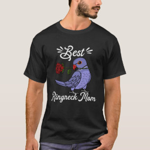 Best Parrot Mom I Violet Indian Ringneck T-Shirt
