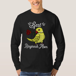 Best Parrot Mom I Yellow Indian Ringneck T-Shirt