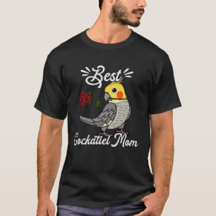 Best Parrot Mum I Cockatiel T-Shirt