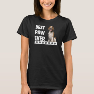 Best Paw Ever Beagle Dad Fathers Day Hunting Dog T-Shirt
