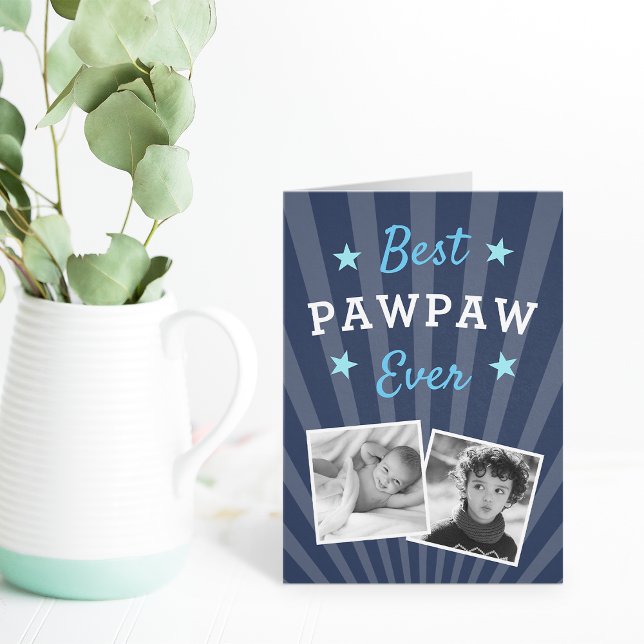 Best Pawpaw Ever | Father's Day Photo Card (Creator Uploaded)
