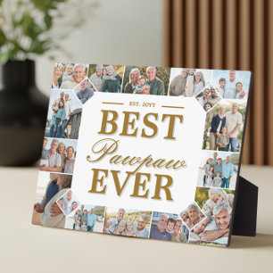 Best Pawpaw Ever Father's Day Photo Frame Collage