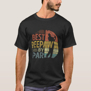 Best Peepaw By Par Father's Day Golf Gift Grandpa T-Shirt