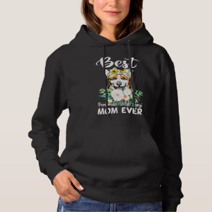 Best Pembroke Welsh Corgi Mum Ever Floral Hoodie
