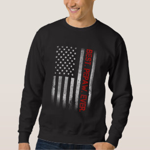 Best Pepaw Ever Vintage American Flag For Dad Pap Sweatshirt