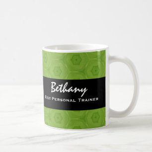 Best PERSONAL TRAINER Green and Black Gift Coffee Mug