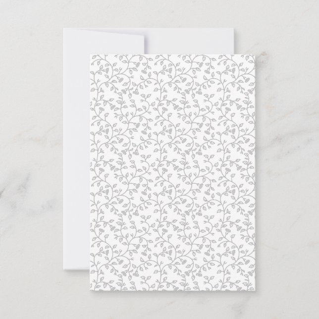 Best Personalised School Notebook RSVP Card (Front)
