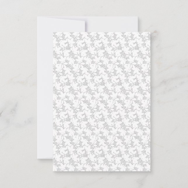 Best Personalised School Notebook RSVP Card (Front)