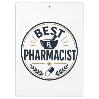 Best Pharmacist Clipboard