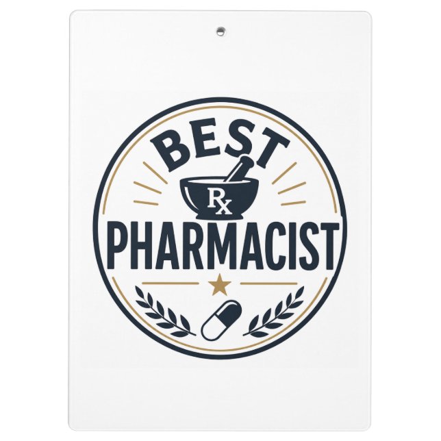 Best Pharmacist Clipboard (Back)