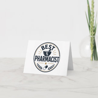 Best Pharmacist Thank You Card