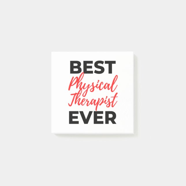 Best Physical Therapist Ever 2 Post-it Notes (Front)