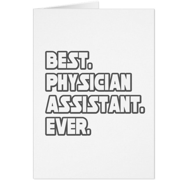 Best Physician Assistant Ever (Front)