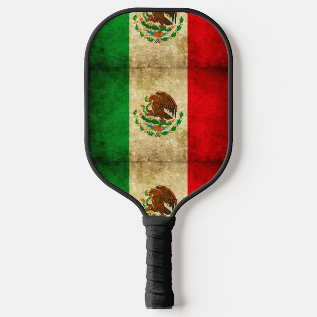 Best Pickleball Paddle Mexican Flag Design (Front)