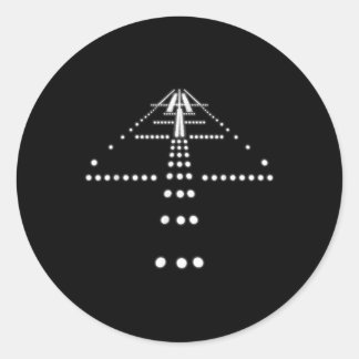Best Pilot Art For Men Women Aviator Aviation Airp Classic Round Sticker