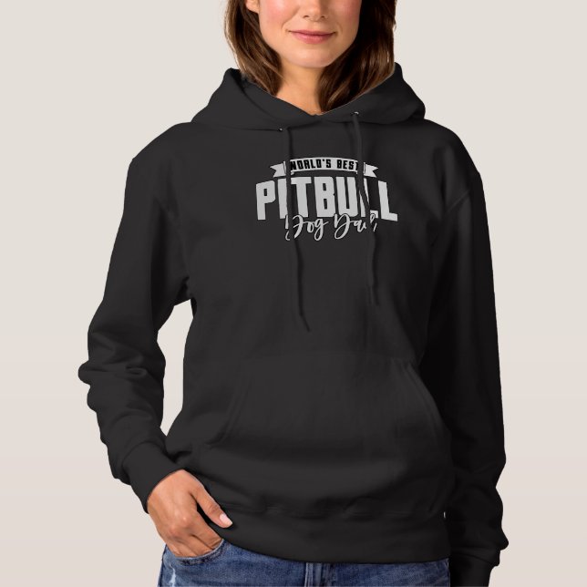 Best Pitbull Dog Dad Hoodie (Front)