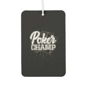 Best Poker Player Poker Cards Game Car Air Freshener