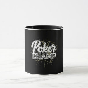 Best Poker Player Poker Cards Game Mug
