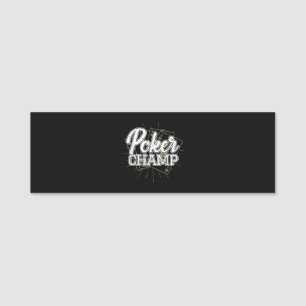 Best Poker Player Poker Cards Game Name Tag