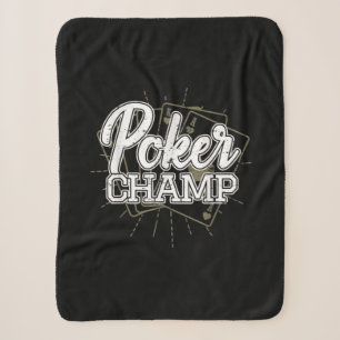 Best Poker Player Poker Cards Game Sherpa Blanket
