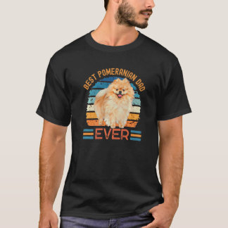 Best Pomeranian Dad Ever Dog Father's Day T-Shirt
