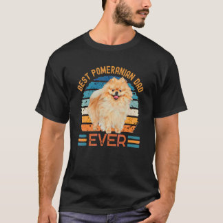 Best Pomeranian Dad Ever Dog Father's Day Tee